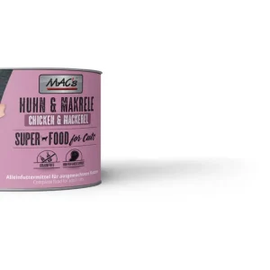 Sparpaket 24 x 200 g Mac's Adult Huhn & Makrele Katzen Nassfutter Versand Am Gleichen Tag